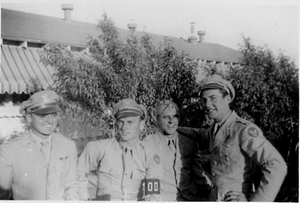 photo of Don Robert Underwood and Jack Valenti in Flight School